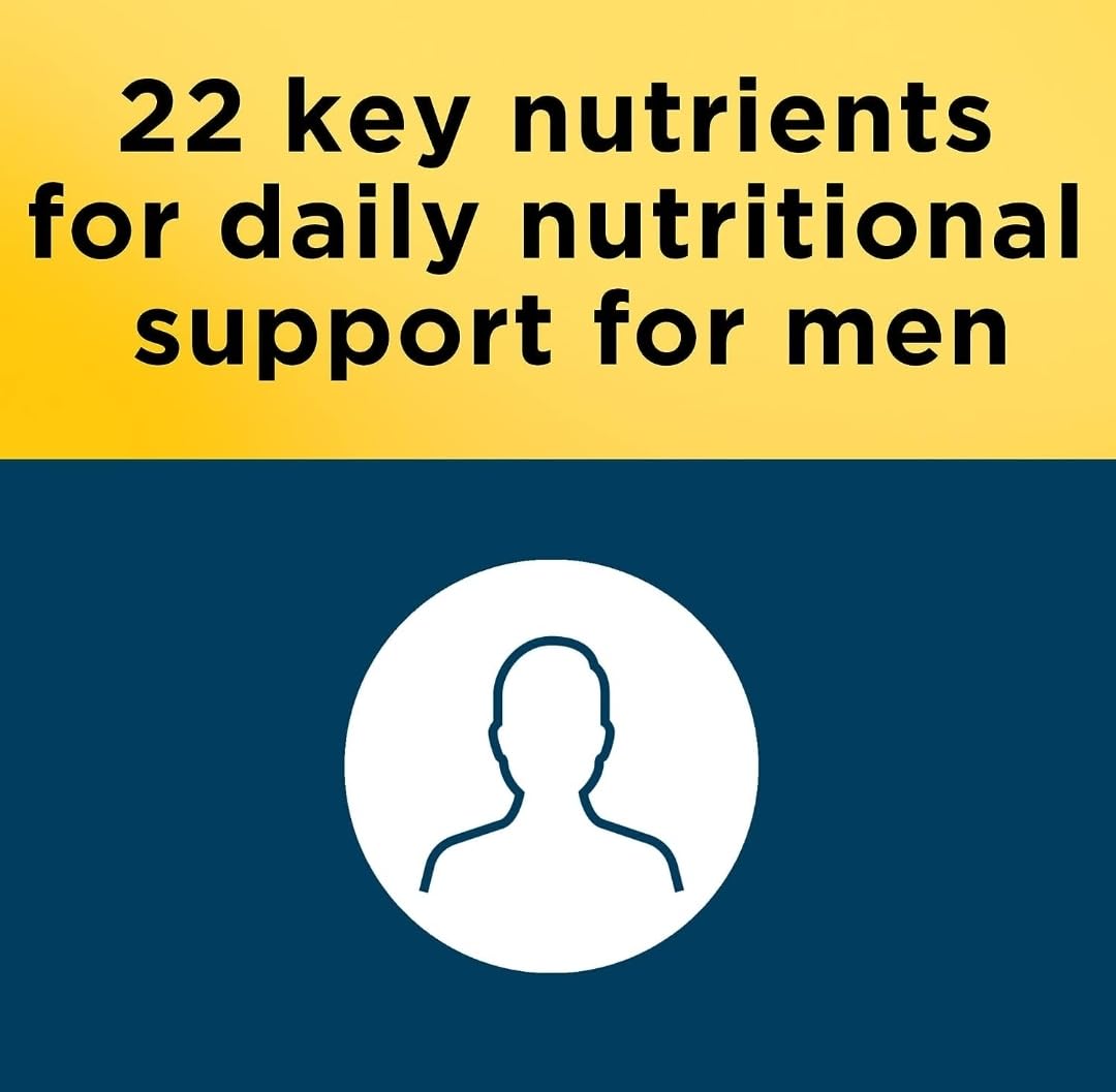 Nature Made Multi para Él, tabletas para ingesta diaria de vitaminas esenciales.