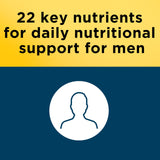 Tabletas de Nature Made Multivitamin para Hombre para uso diario.