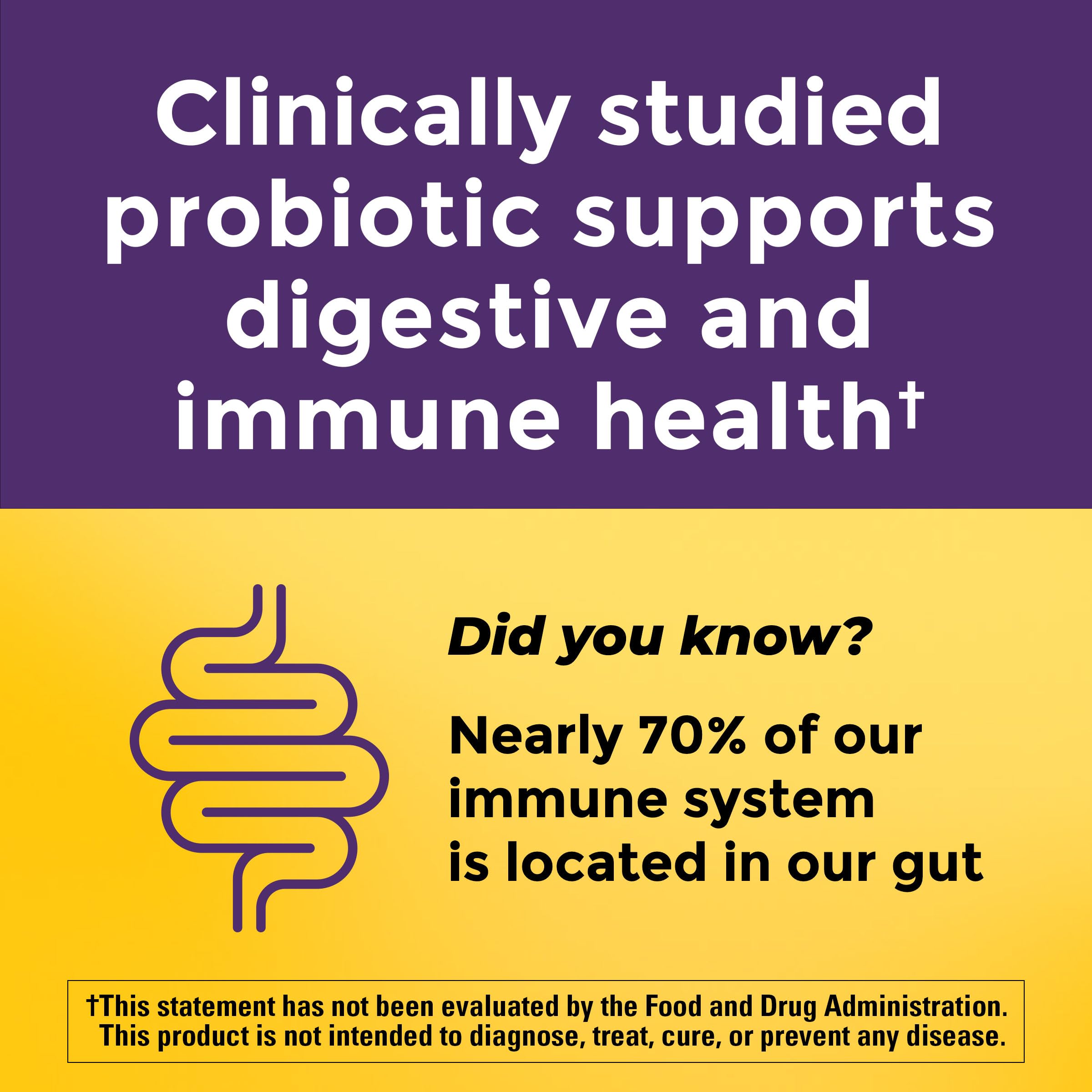 Nature Made Probiotics cápsulas de 1 mil millones CFU para digestión