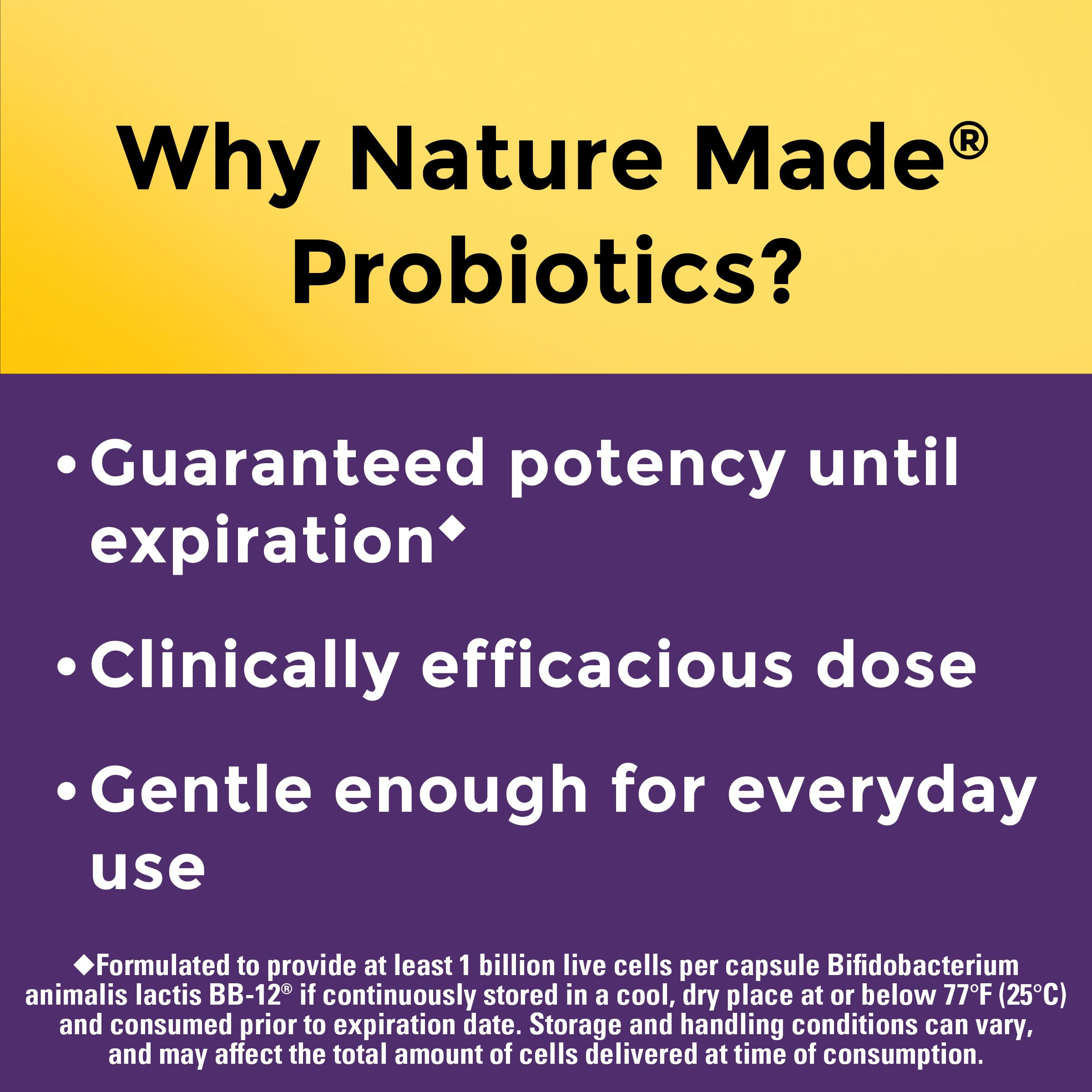 Nature Made Probiotics sin gluten para mayor seguridad