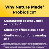 Nature Made Probiotics sin gluten para mayor seguridad