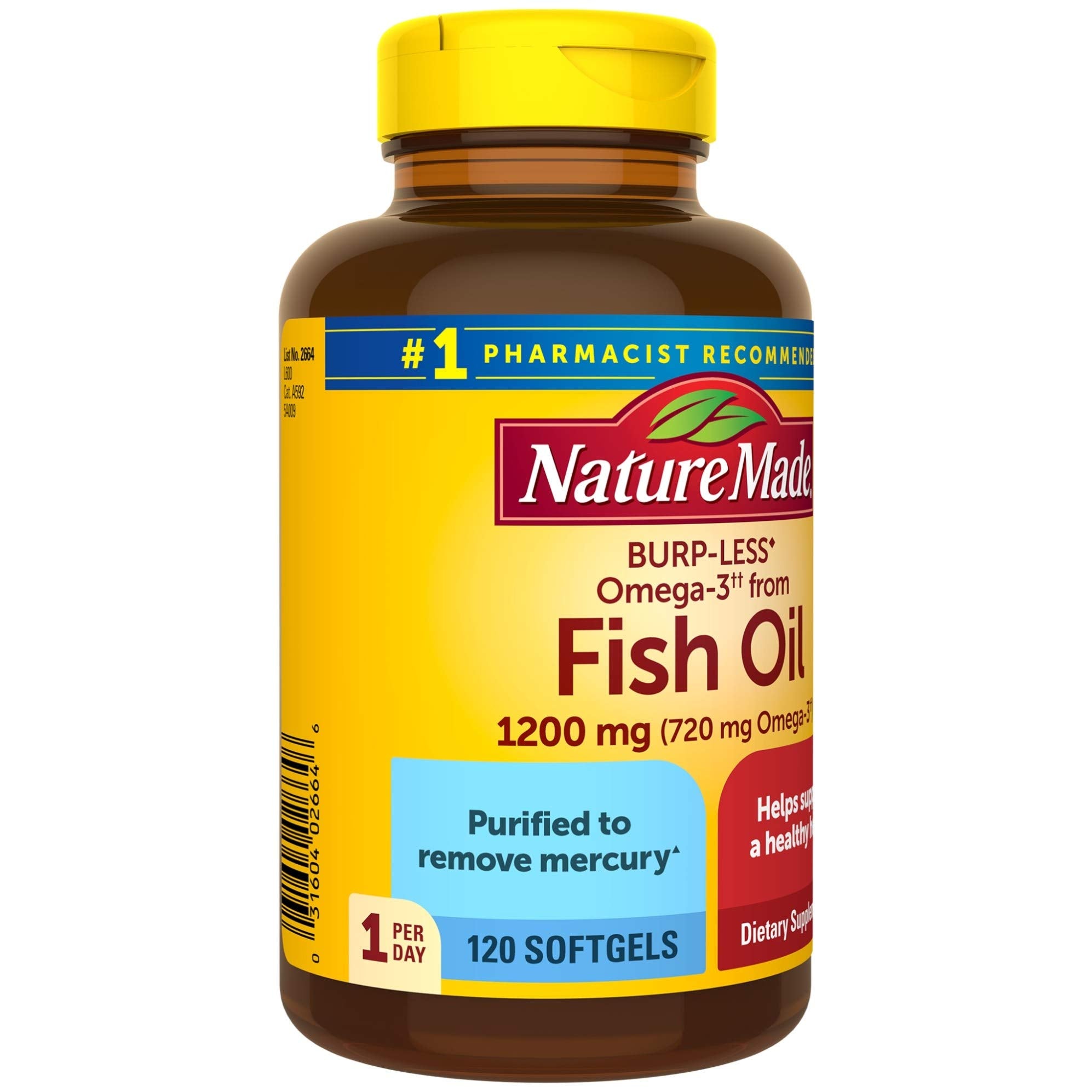 Nature Made Burp-Less: recomendado por farmacéuticos.