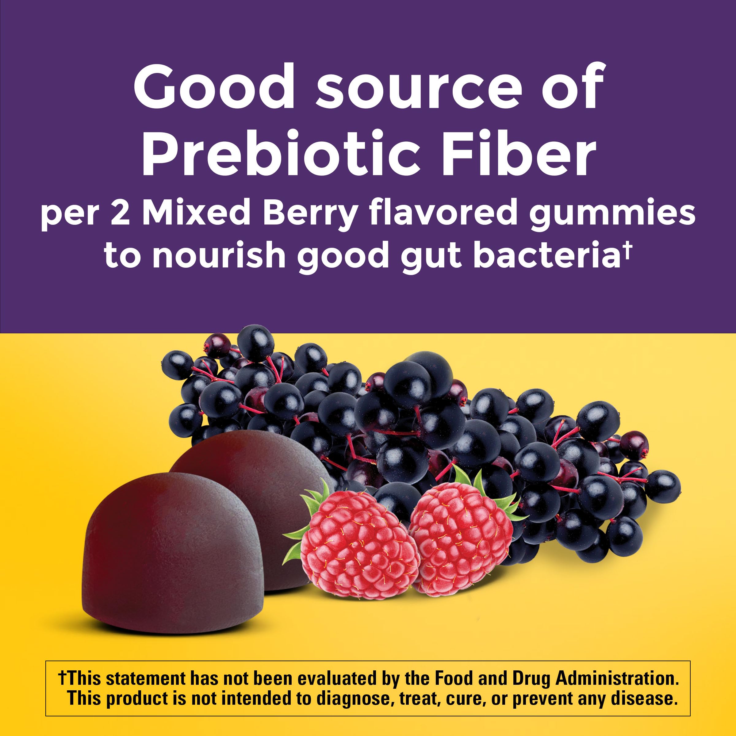 Nature Made sabor frambuesa mezcla en gomitas para gusto agradable