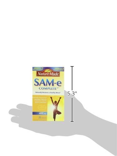 Nature Made Sam-e Complete 400 mg toma diaria: uso diario con agua