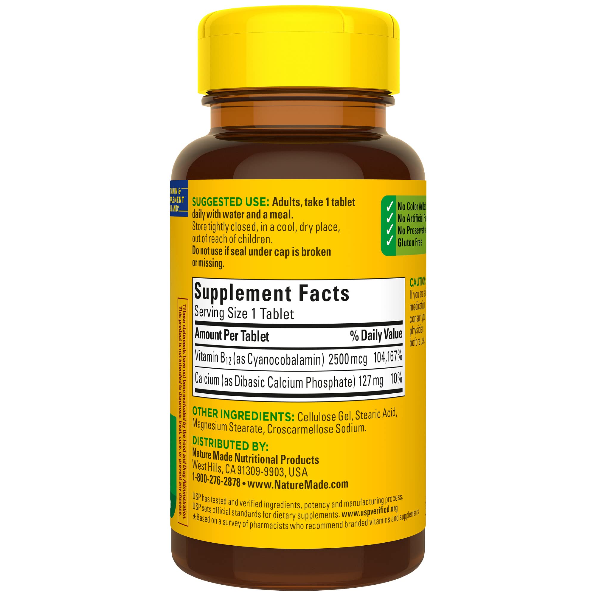 Nature Made B12 sin conservantes