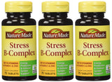 Nature Made Stress B Complex con Zinc, frasco frontal, apoyo a la energía diaria.