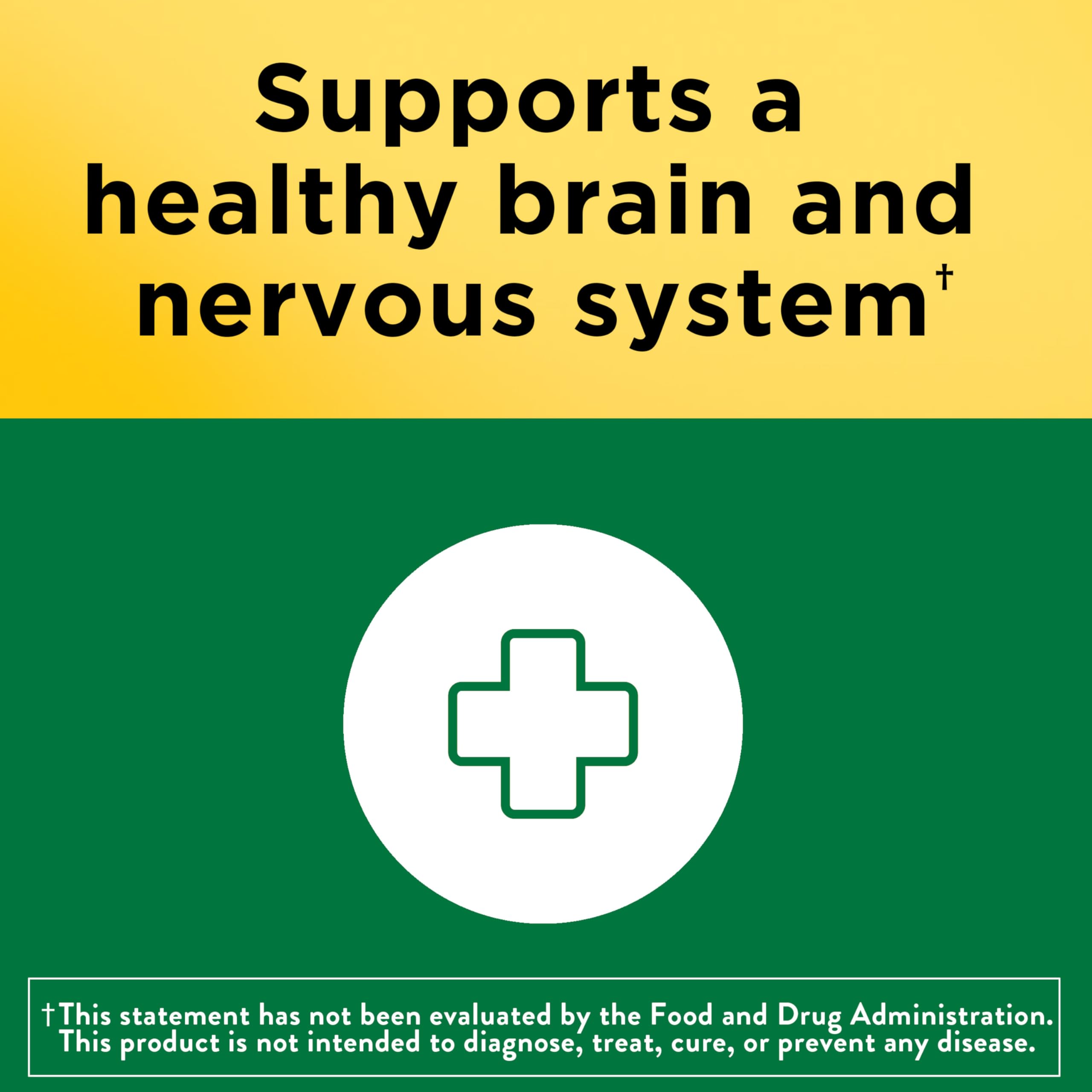 Nature Made Super B Complex: ocho vitaminas B para apoyar la función cerebral.