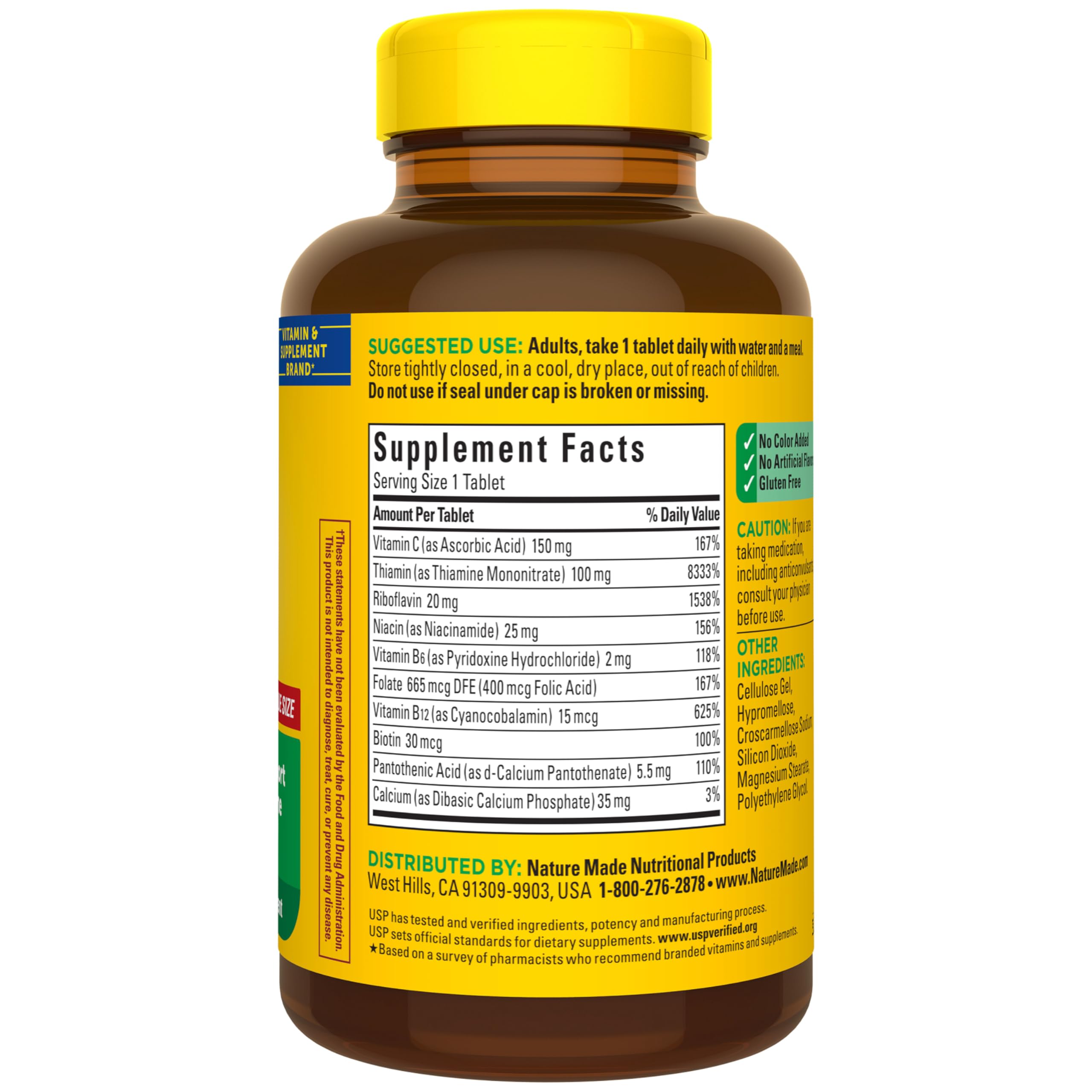 Nature Made Super B Complex: ideal para personas activas que buscan energía diaria.