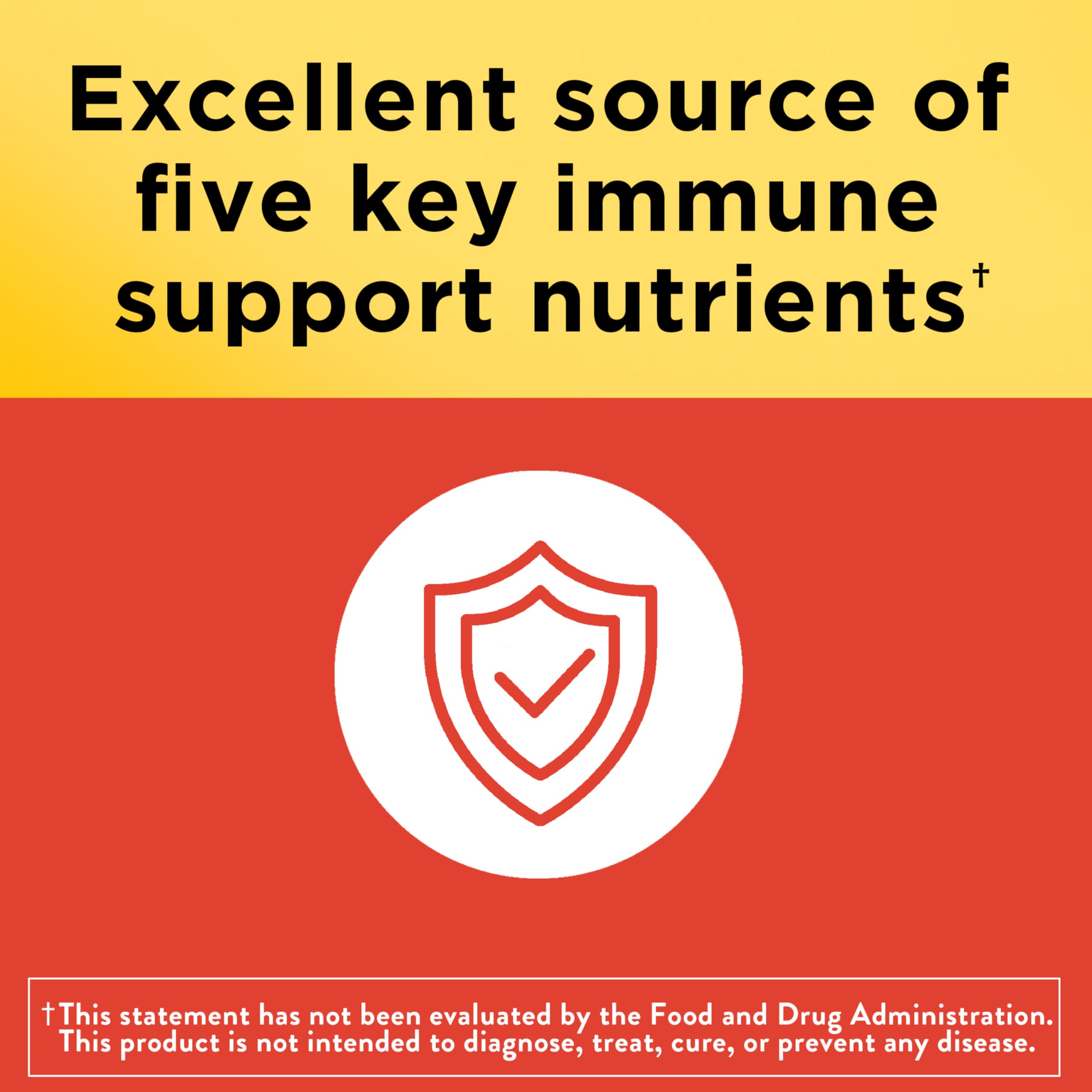 Nature Made Super C, tabletas en mano, ingesta diaria para apoyo antioxidante