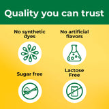 Nature Made Vitamina D3 sin sabores artificiales.