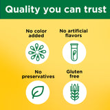 Nature Made Vitamina B1 sin colorantes artificiales, producto limpio.