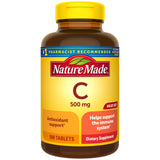 Nature Made Vitamina C 500 mg, pastillas; apoyo al sistema inmune y uso diario