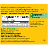 Nature Made Vitamina D3 1000 UI: compatible con dietas sin gluten