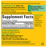 Nature Made Vitamina D3 2000 UI para salud muscular.
