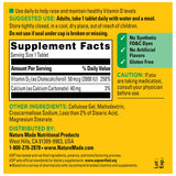 Nature Made Vitamina D3 2000 IU, ingredientes de alta calidad, sin gluten