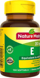 Textura suave de cápsulas Nature Made Vitamina E 400 UI para consumo diario