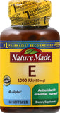 Nature Made Vitamina E 450 mg en cápsulas blandas, apoyo antioxidante diario para adultos