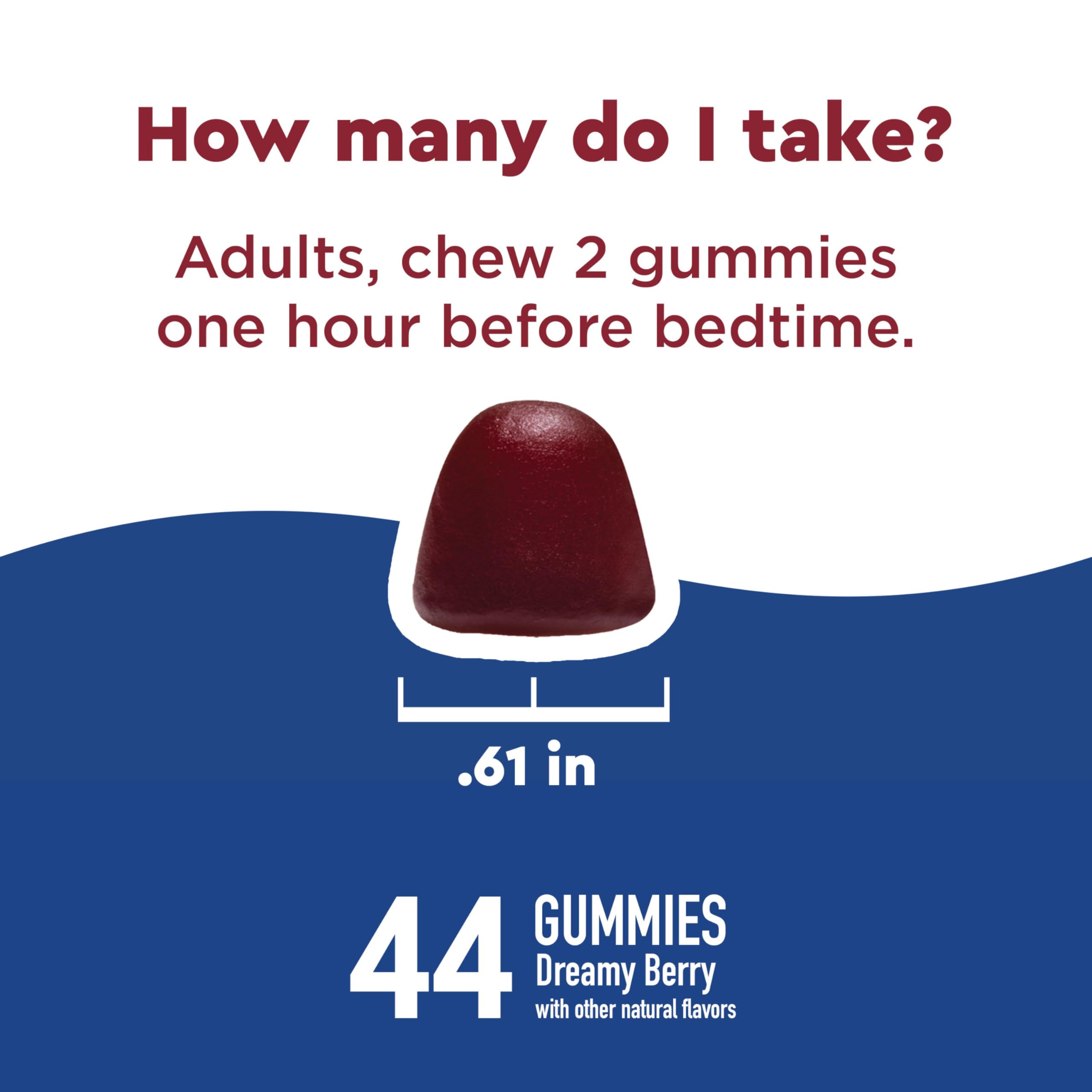 Nature Made Wellblends Sleep & Recover, gomitas con melatonina de 3 mg para dormir
