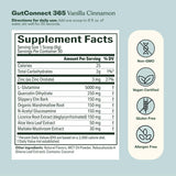 Nature M.D. GutConnect 365, útil en batidos para apoyo digestivo durante el día.