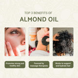 Aceite de Almendra Dulce usado en crema para rostro, nutrición suave.