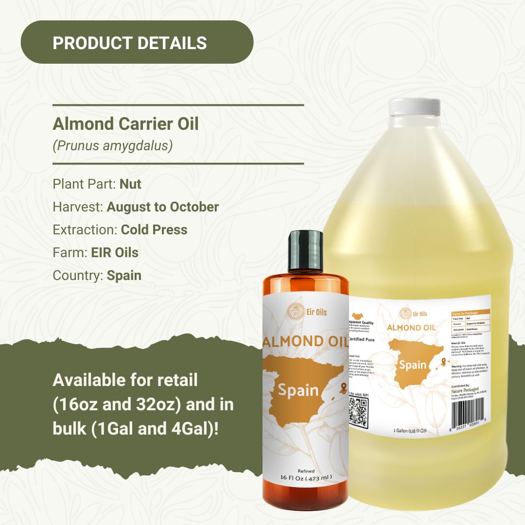 Aceite de Almendra Dulce para masaje, deslizamiento suave y relajante.