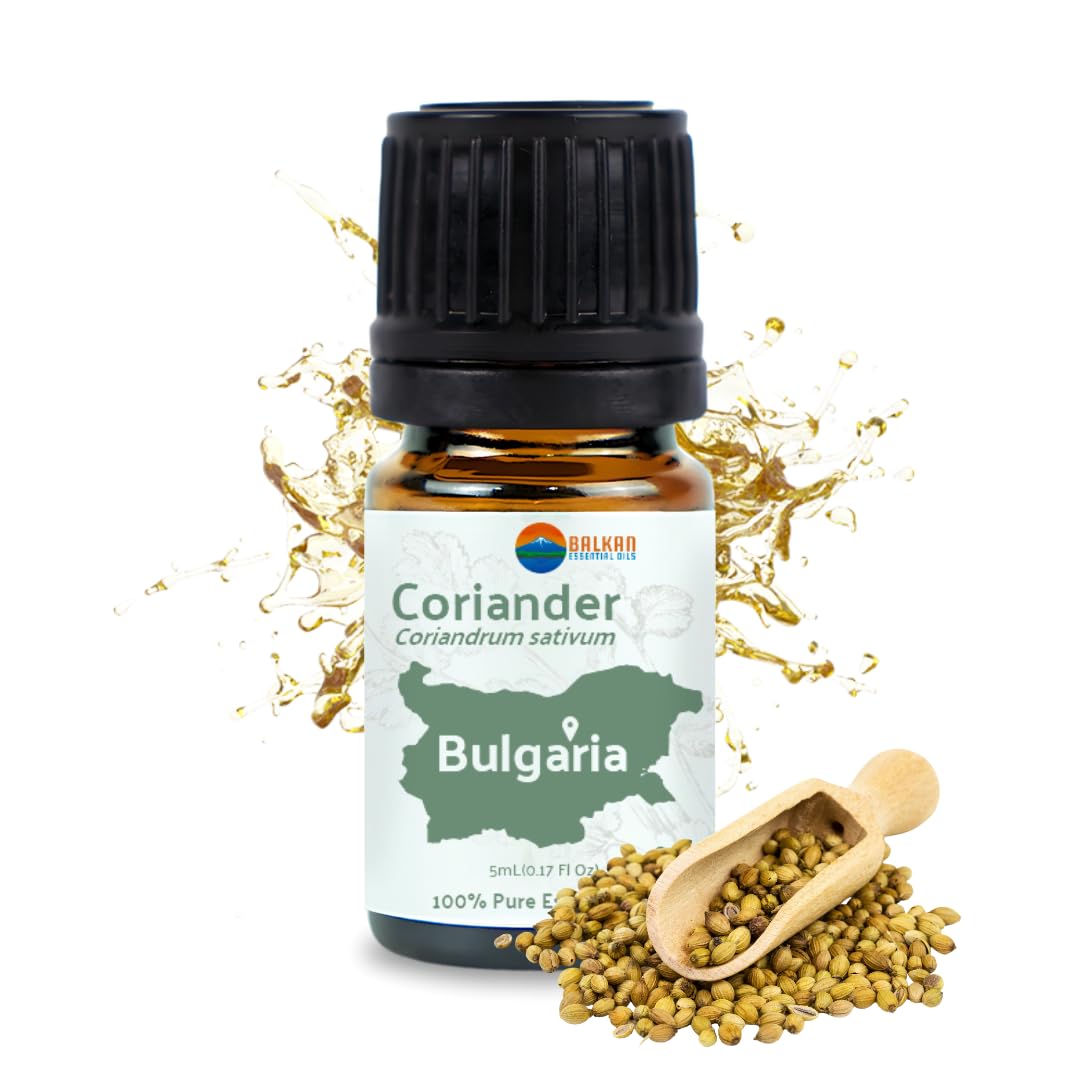 Nature Packaged Aceite de Cilantro: botella para aromaterapia con aroma suave