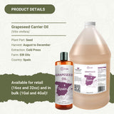 Nature Packaged Aceite de Uva: cuidado de labios suave y nutriente