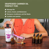 Nature Packaged Aceite de Uva: prensado en frío mantiene vitaminas y antioxidantes