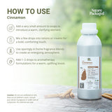 Nature Packaged aceite esencial de canela para cuidado de la piel y limpieza suave.
