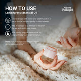 Nature Packaged aceite esencial hierba de limón, usos artesanales para aerosoles y limpiadores