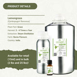 Nature Packaged aceite esencial hierba de limón, cuidado capilar en casa