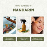 Nature Packaged Aceite Mandarina prensado frío, perfecto para masajes suaves.