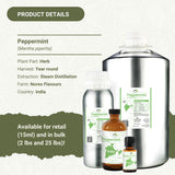 Nature Packaged Aceite esencial de menta cuidado de la piel con portador