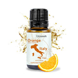 Nature Packaged Aceite Naranja Dulce en botella, ideal para aromaterapia y cuidado del hogar.