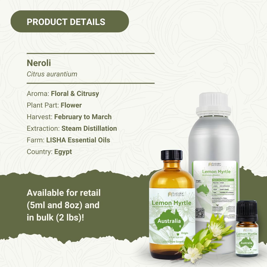 Uso en cuidado de la piel con Neroli Nature Packaged en fórmulas cosméticas.