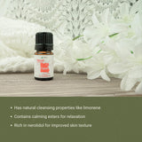 Neroli para masajes y baño relajante con Nature Packaged.