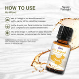 Nature Packaged Ho Wood para aromaterapia y masajes calmantes.