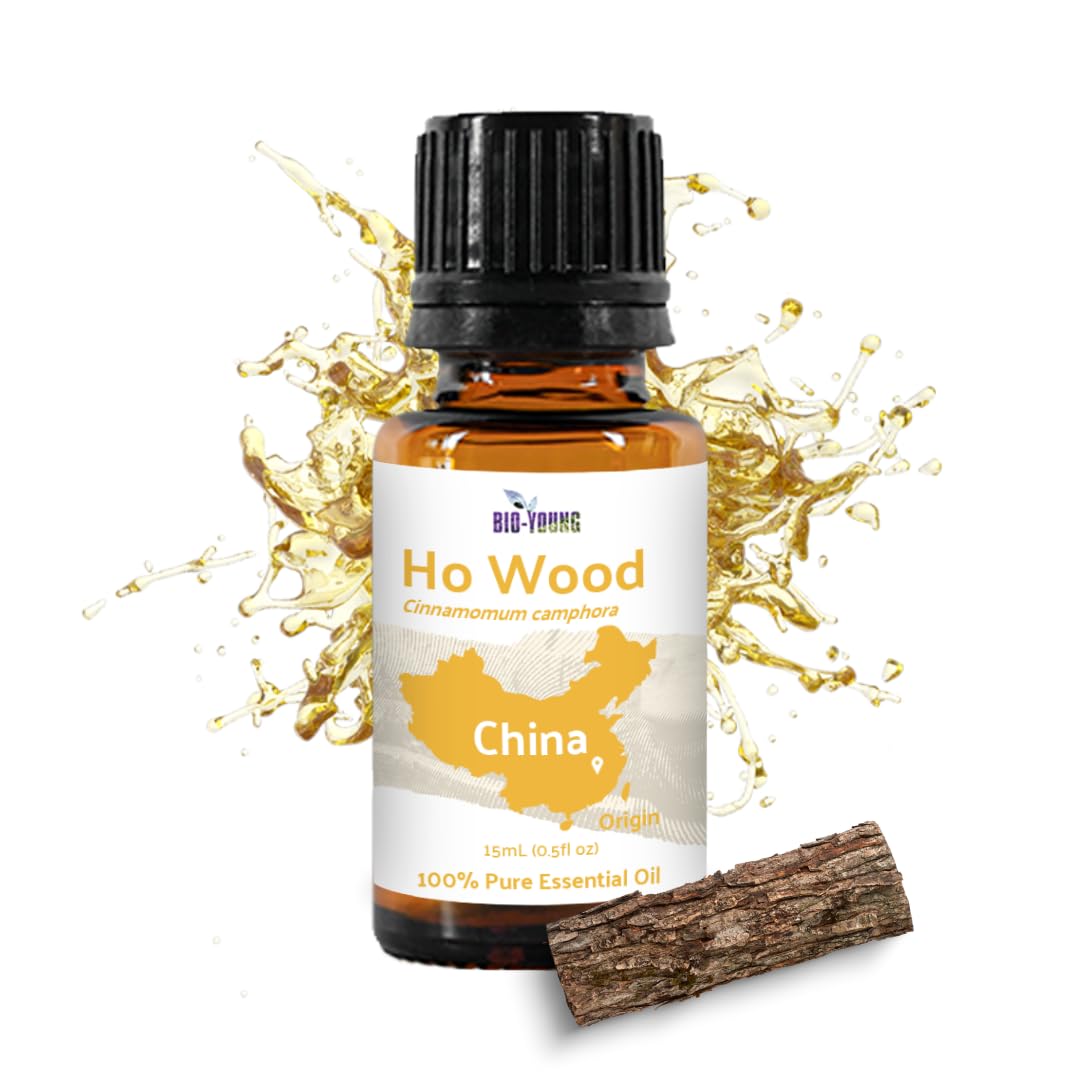 Nature Packaged Ho Wood Aceite Esencial para difusor, aroma relajante.