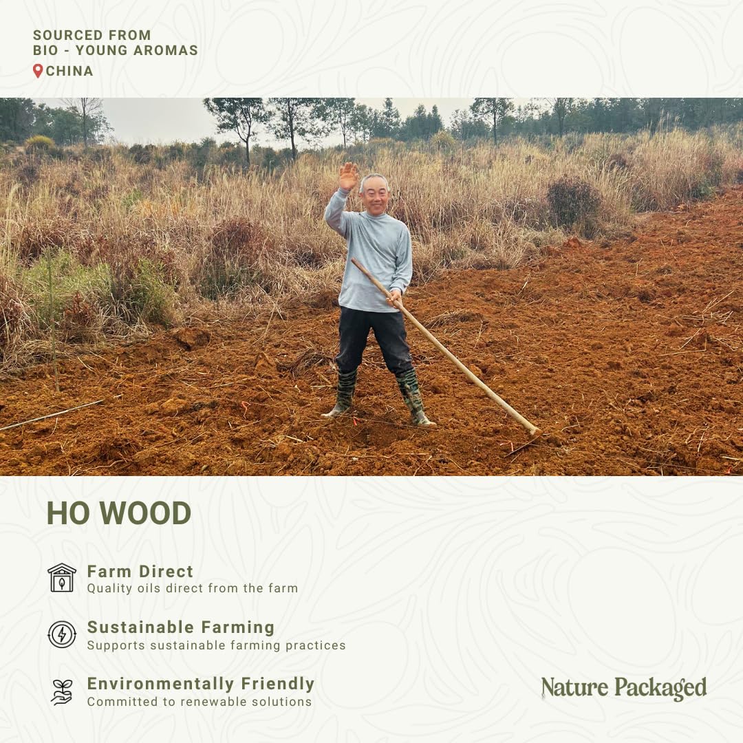 Nature Packaged Ho Wood en jabón: aporta aroma suave y limpieza.