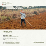 Nature Packaged Ho Wood en jabón: aporta aroma suave y limpieza.