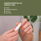 Nature Packaged jengibre aceite rutina cuidado piel uso cosmético diario