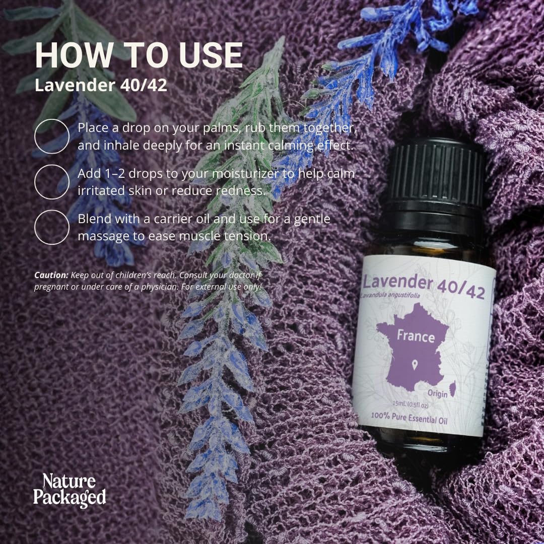 Nature Packaged Lavanda 40/42: cuidado suave de la piel en formulaciones caseras