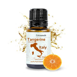 Nature Packaged mandarina: botella de 15 ml para aromaterapia y bienestar.