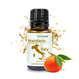 Nature Packaged Mandarina Pura en botella, ideal para difusores y aromaterapia en casa.