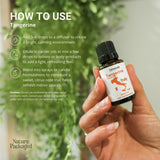 Nature Packaged mandarina: serum facial para cuidado de la piel con aroma natural.