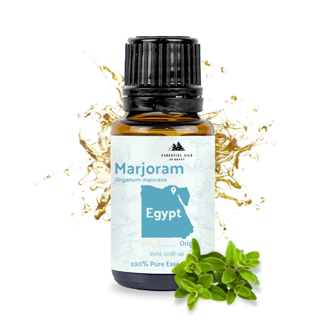 Nature Packaged Mejorana: botella con gotero para aromaterapia suave en cuerpo y mente