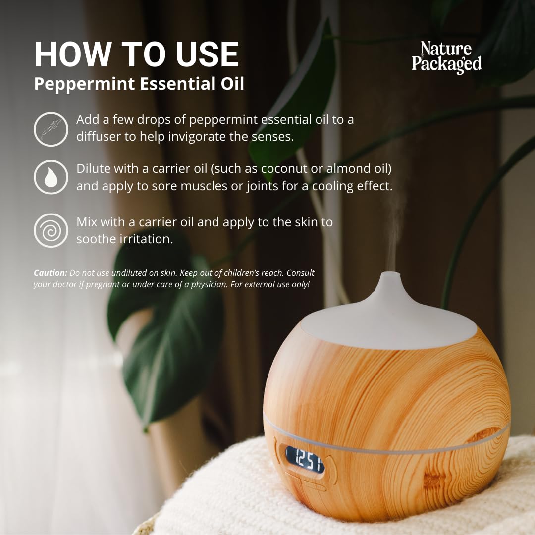 Nature Packaged Menta ideal para velas y jabones caseros con aroma intenso