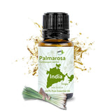 Nature Packaged Palmarosa: botella de aceite 15 ml para uso cosmético y aromaterapia.