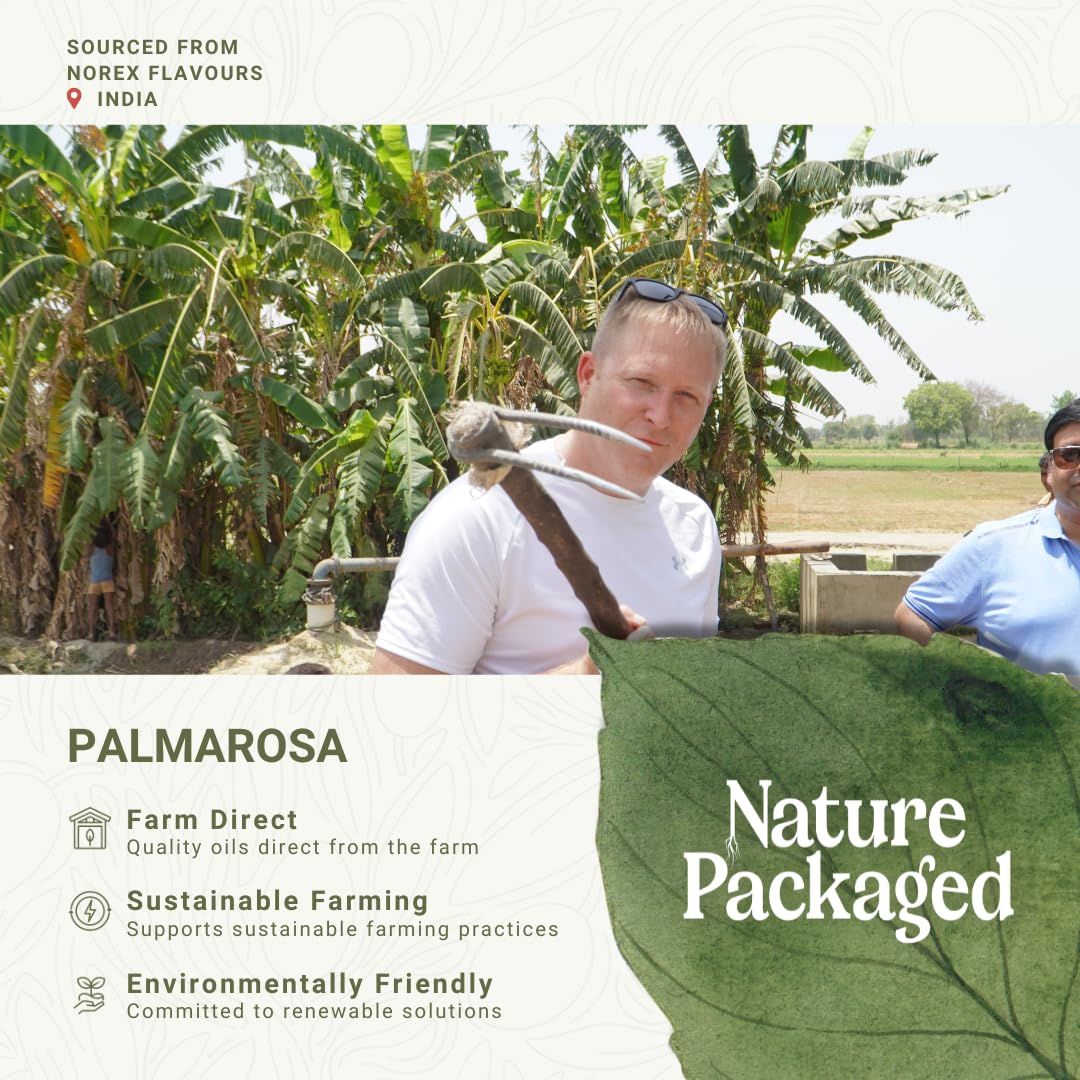 Nature Packaged Palmarosa: crema facial para piel suave y nutrida.
