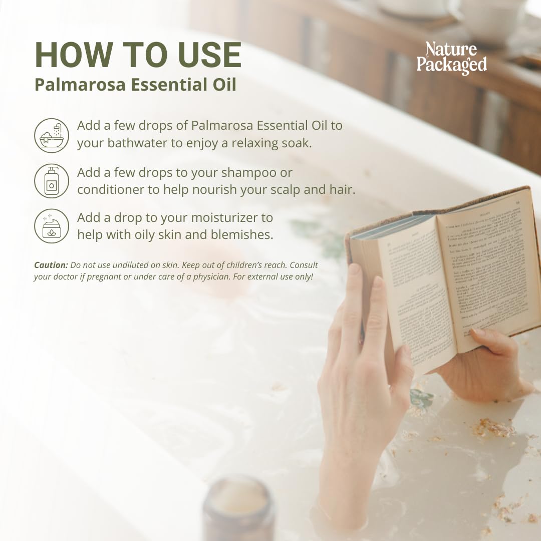 Nature Packaged Palmarosa: loción corporal suave para hidratación diaria.